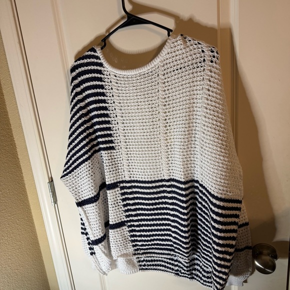 Cato Nautical Stripe Knit Sweater 22/24W Plus Size NWT - Picture 5 of 6